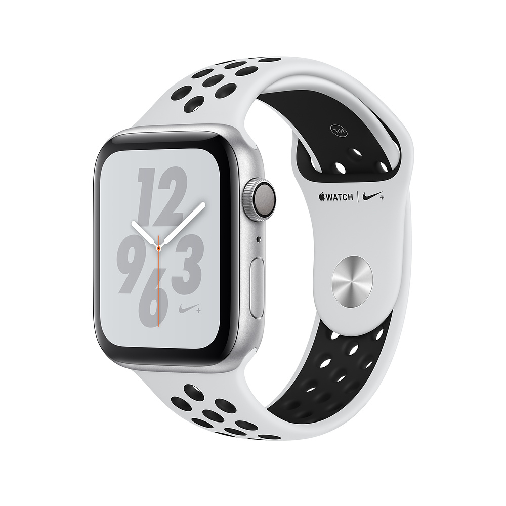 Nike+ Apple Watch Series 4 Sport 44mm MU6K2 Silver Black :: Jakarta  Smartphone